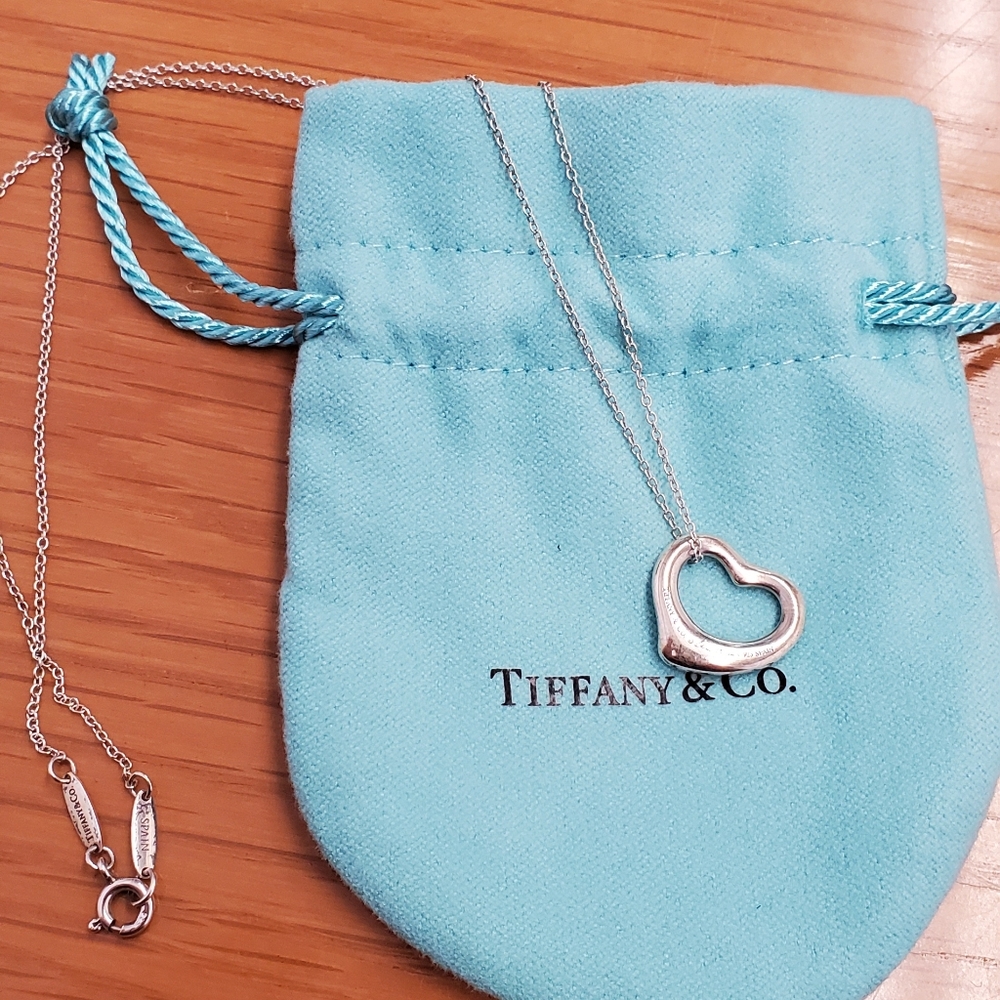 Tiffany & Co. Elsa Peretti Open Heart Necklace